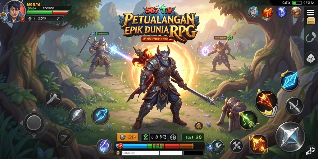 Tampilan aksi seru dalam permainan 567TV yang menggugah semangat.