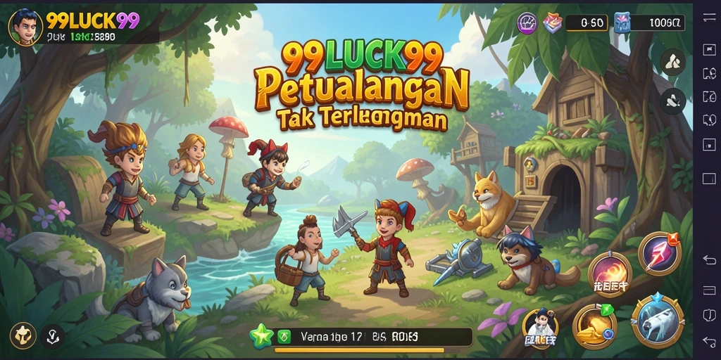 Tangkapan layar gameplay yang menampilkan momen epik dalam petualangan.
