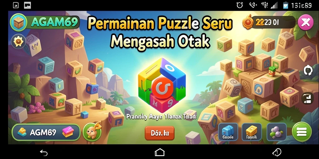 Tangkapan layar gameplay AGAM69 dengan teka-teki yang menantang.