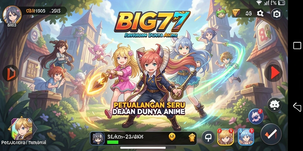 Tampilan gameplay yang seru dan mendalam di BIG77.