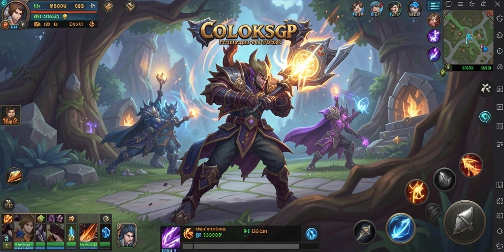Gameplay seru dan dinamis dari COLOKSGP yang memikat pemain.