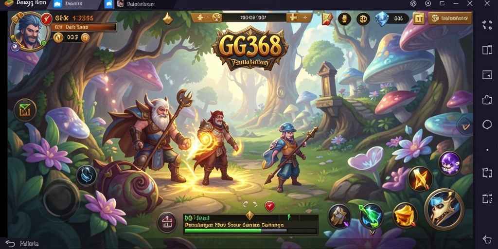 Screenshot dari gameplay GG368 menampilkan aksi seru dalam petualangan.