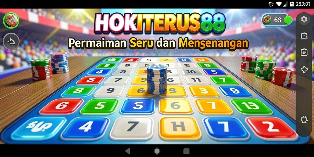 Tampilan gameplay HOKITERUS88 yang seru dan interaktif.