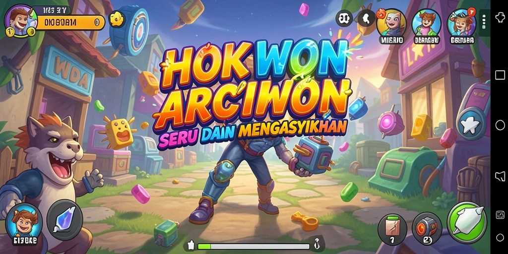Tampilan gameplay HOKIWON yang menarik dan penuh aksi.