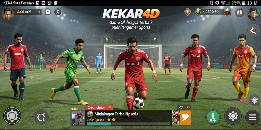Tampilan gameplay KEKAR4D yang seru dan kompetitif dalam olahraga.
