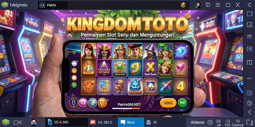 Tampilan gameplay KINGDOMTOTO yang menawan dengan fitur slot yang menarik.
