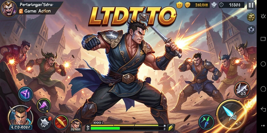 Screenshot utama LTDTOTO menunjukkan aksi pertarungan yang mendebarkan.