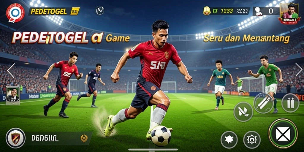 Tampilan gameplay <strong>PEDETOGEL</strong> yang seru dan menantang di dunia olahraga.