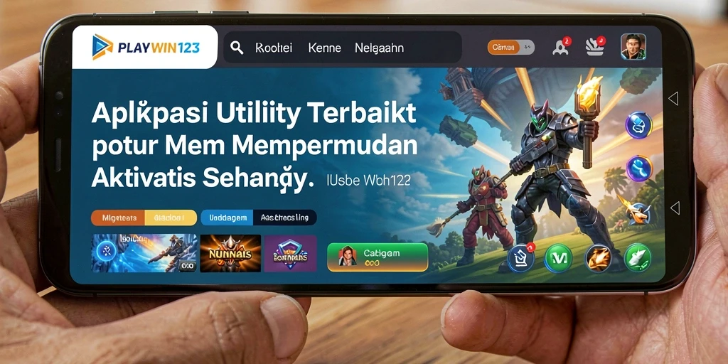 Tampilan antarmuka PLAYWIN123 yang sederhana dan menarik.