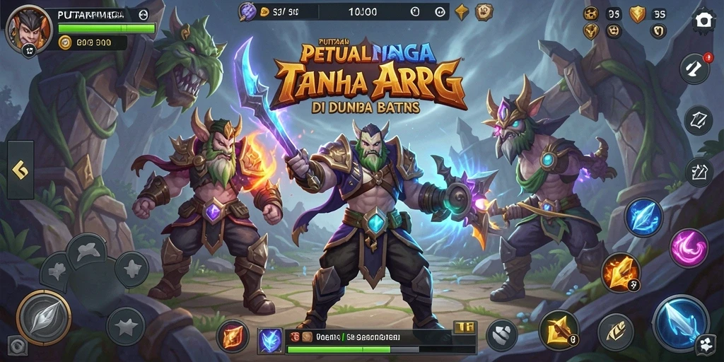 Gameplay PUTARMEGA yang mendebarkan dan visual yang memukau.