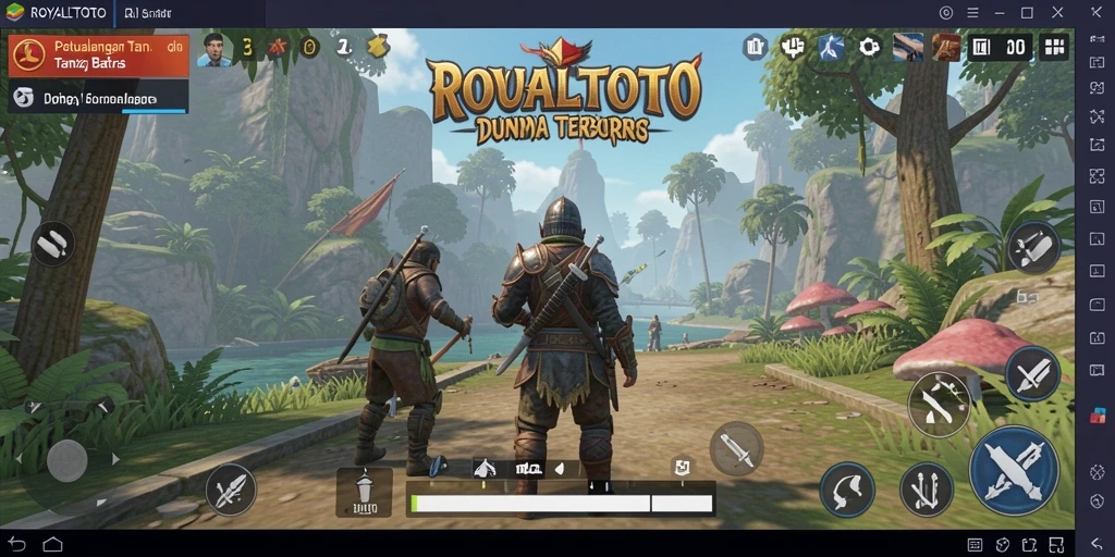Screenshot menampilkan aksi gameplay seru dalam dunia terbuka.
