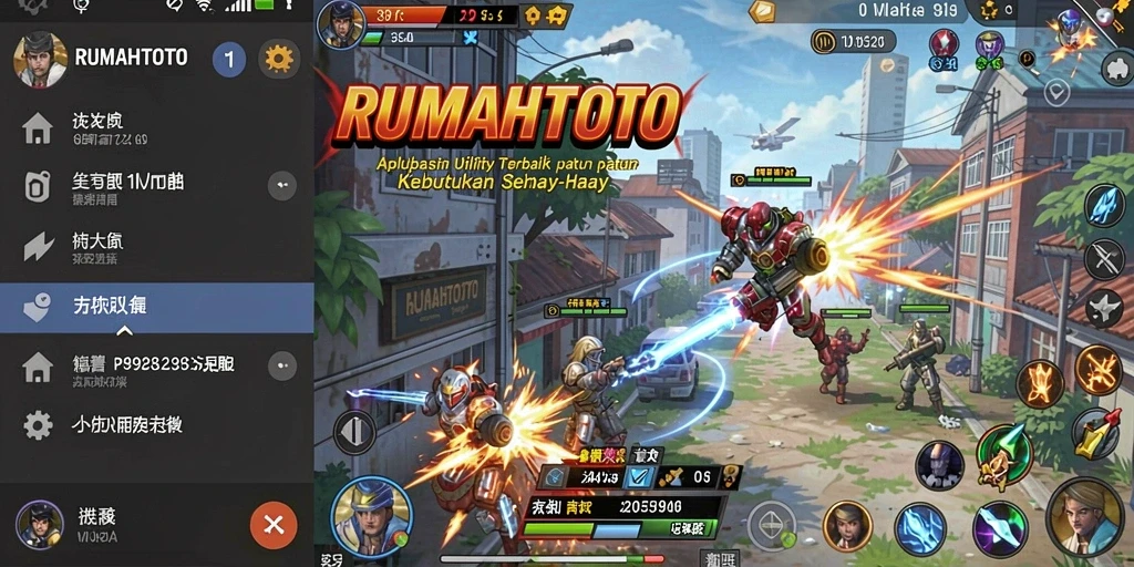 Tampilan antarmuka RUMAHTOTO yang modern dan intuitif.