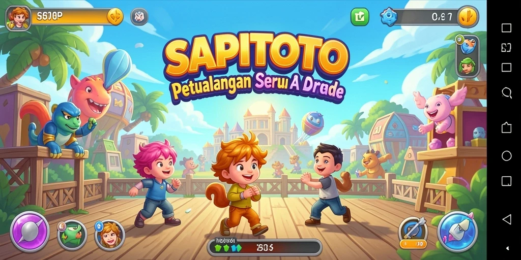 Tampilan gameplay seru dan penuh tantangan di SAPITOTO.