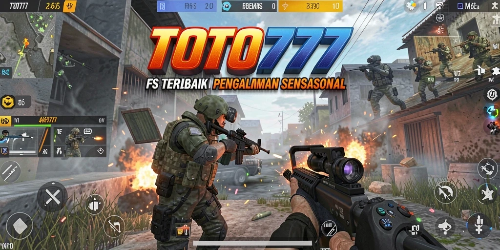 Screenshot TOTO777 menunjukkan aksi seru dalam permainan FPS yang mendebarkan.