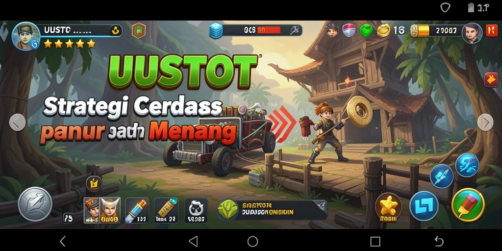 Tampilan gameplay UUSTOTO yang penuh strategi dan taktik.